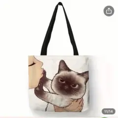猫　トートバッグ　大きめ