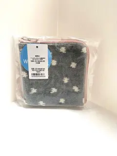 新品　フェイラー　シュガードット　エチケットポーチ　ライトグレーFEILER