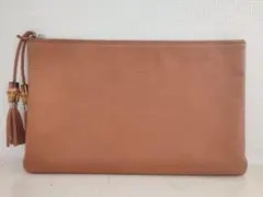 ⭐美品⭐グッチバンブーオールレザー超お洒落クラッチバッグ⭐イタリア製⭐