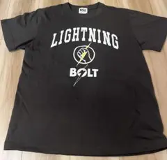 LIGHTNING BOLT Tシャツ Mサイズ ブラック