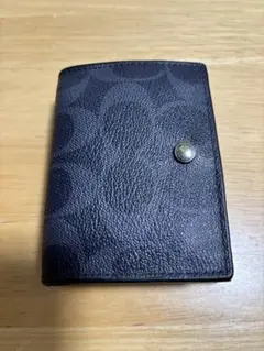 【良品 値下げ】COACHモノグラム三つ折り財布
