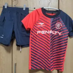PENALTY サッカーウェアセット 赤・紺