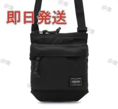 ポーター　PORTER フォース　ミニショルダー　サコッシュ　ブラック