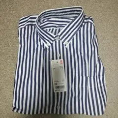 UNIQLO ブロードストライプ長袖シャツ XS