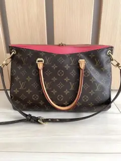 美品 ルイヴィトン LOUIS VUITTON パラス BB ショルダー トート