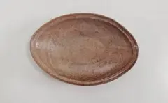 黄釉オーバル皿　安部太一
