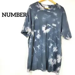 NUMBER タイダイ柄 半袖 Tシャツ オーバーサイズ