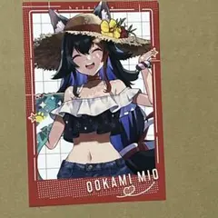 ホロライブ ポストカード 大神ミオ ホロナツフェア at ゲーマーズ