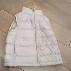 ホワイト ベスト フルジップ