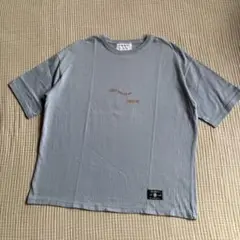SICKNESS ロゴ刺繍入りゆったりTシャツ
