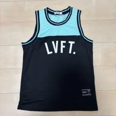 【L】LIVE FIT. メンズ タンクトップ ブラック 筋トレ ジム LVFT