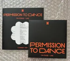 BTS PERMISSION TO DANCE ON STAGE-LIVE CD