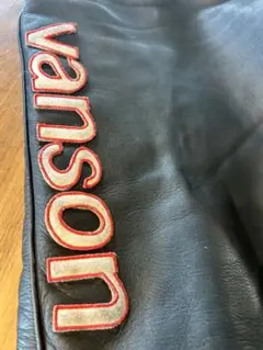 vanson レザーチャップス サイズ22 バンソン スナップボタン VANSON - VANSON バンソン レザーパンツ バイク 本革 チャップス