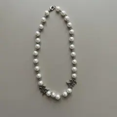 Rosen Kreuz ローゼンクロイツ R・K pearl pendant