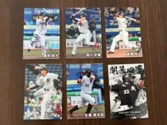【ロッテ 全6種6枚レギュラーカード】プロ野球チップス 2025 2弾