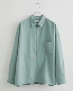 【美品】JUNREDtai×JUNRedリラックスワイドリベットシャツ ミントL