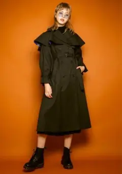 candy stripper FRILL COLLAR TRENCH コート