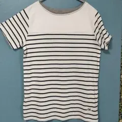日本製　オールドライナー ストライプ 半袖Tシャツ