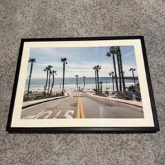 ☆売り切り特価☆ フレームアート 絵 版画 ビーチ 海