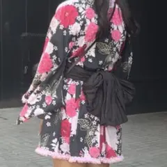 浴衣ドレス　大人用　姫ギャル　y2k