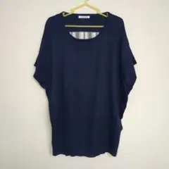 BOYS ROOM　ボーイズルーム　カットソー　レディース　Ｆ　ネイビー
