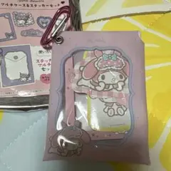 サンリオ　マルチケース&ステッカーセット　マイメロディ