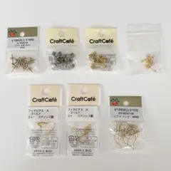 ピアス　丸皿　パーツクラブ　クラフトカフェ　皿直結　フックピアス