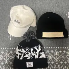帽子セット（ホワイト・ブラック・ネイビー）