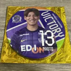 新井直人　ホログラム缶バッジ　勝利時限定　サンフレッチェ広島　レア