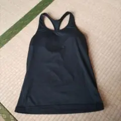 匿名配送　黒　カップ付きタンクトップ M　BODY SWITCH ブラック