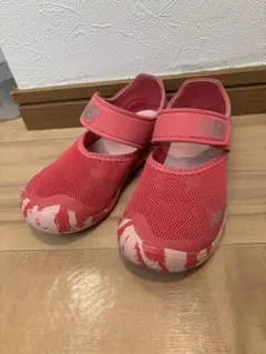 new balance サンダル スニーカー　カモフラージュ　18センチ