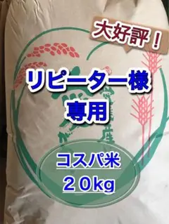 【令和4年新米】リピーター様専用 コスパ米20kg(5kg×4袋) お米 白米
