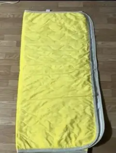 シングル冬用敷パット。イエロー キルティングマット