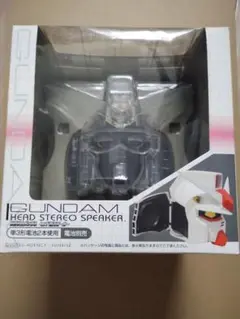 機動戦士ガンダム　ヘッド型ステレオスピーカー　クリアバージョン