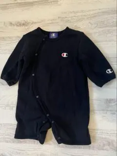 Champion ロンパース 60-70 ブラック