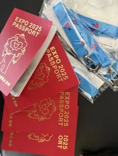 最安値！お値下げ！一冊　EXPO 2025 パスポートとストラップセット