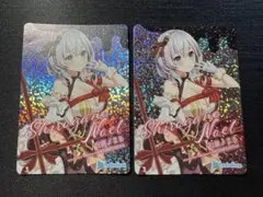 白銀ノエル　ホロチョコ　カード　2枚