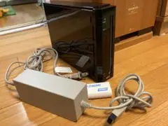 Wii 本体 ブラック HDMIコンバーターACアダプター付き 難あり