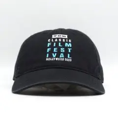 TCM ハリウッド クラシック 映画祭 企業 刺繍 キャップ 古着 ブラック