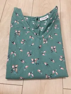 鳥柄 ノースリーブ ワンピース