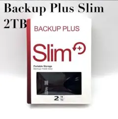 【極美品】外付けストレージ Backup Plus Slim 2TB ポータブル