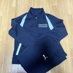 PUMA ジャージ上下140 黒　子供服