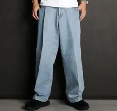 【NEONSIGN|ネオンサイン】Wide denim slacks