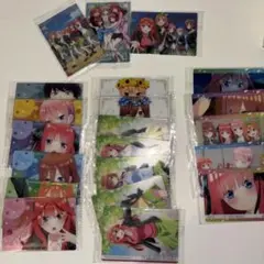 五等分の花嫁 未開封ウエハースカードセット シークレットプラスおまけ18枚
