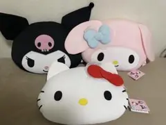 特価【新品未使用】サンリオキャラクターズ ひんやりフェイスクッション　3セット