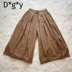 ＊D*g*y ＊ディージーワイ【L】タックワイドパンツ　ゆったり　ウエストゴム