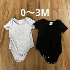 【0〜3M】海外子供服　ロンパースセット