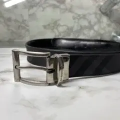 BURBERRY バーバリー ベルト レザー ノバチェック グレー 本革 ロゴ