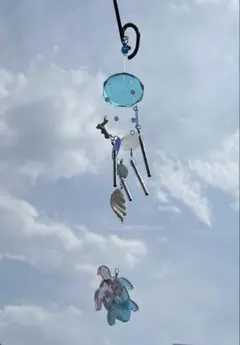南国の風に揺れるウミガメのウィンドチャイム