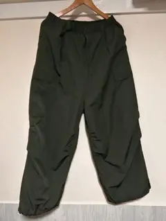 フリークスストア　ワイドストレートカーゴパンツ　カーキ